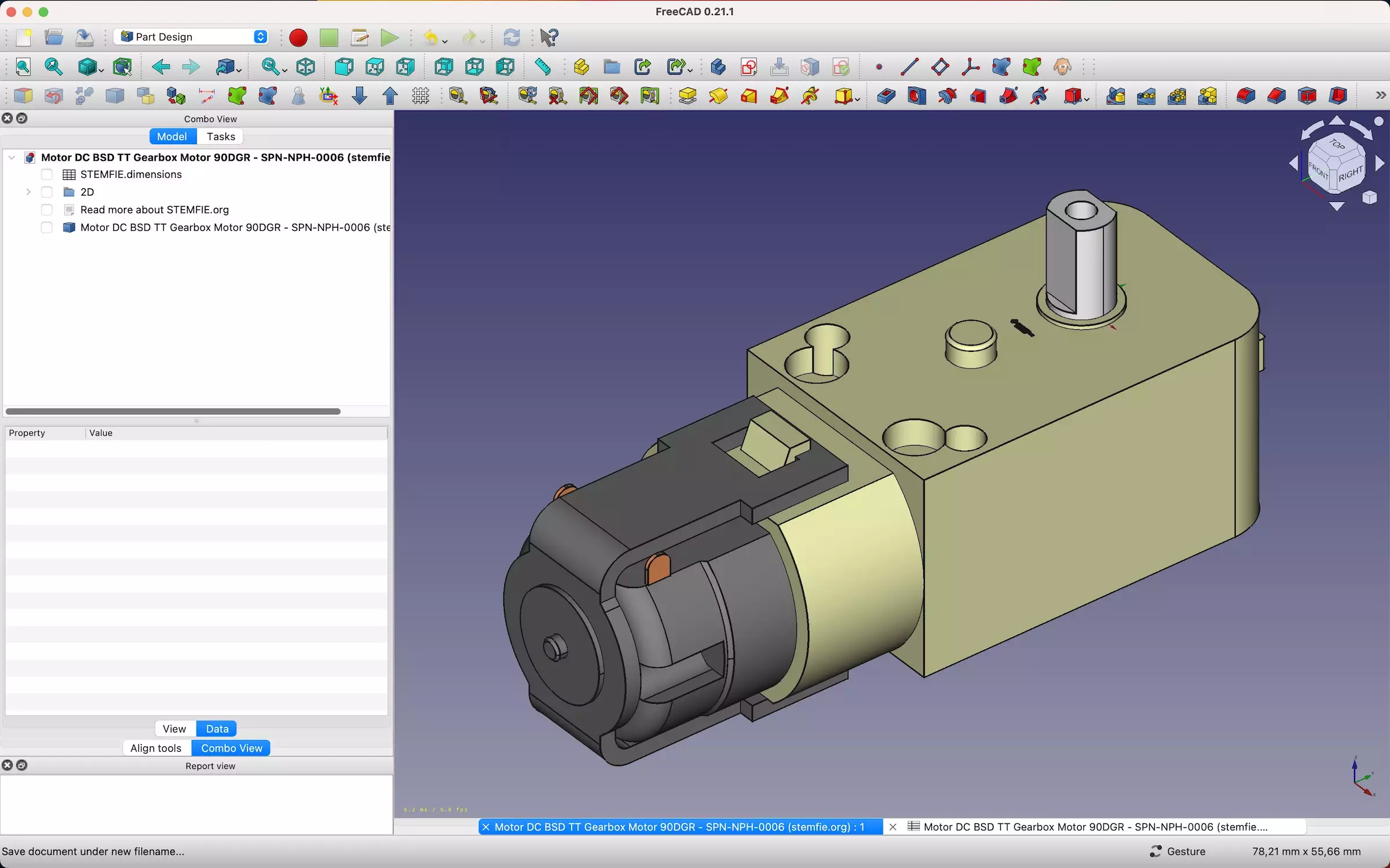 2023 10 29 STEMFIE TT Mechatronics DC Motor FreeCAD