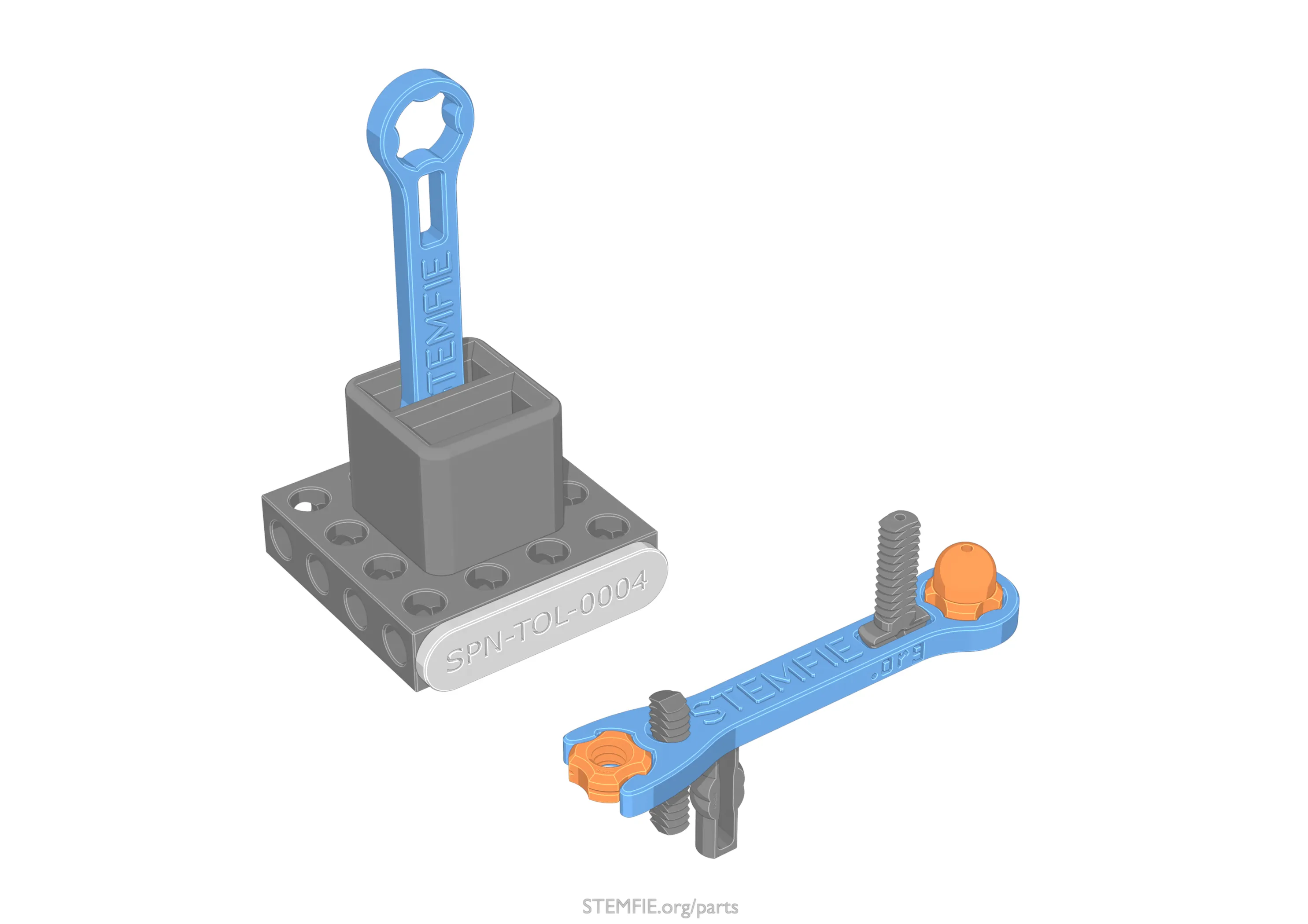 Spanner Nut SPN TOL 0004 category assembly 2 stemfie.org