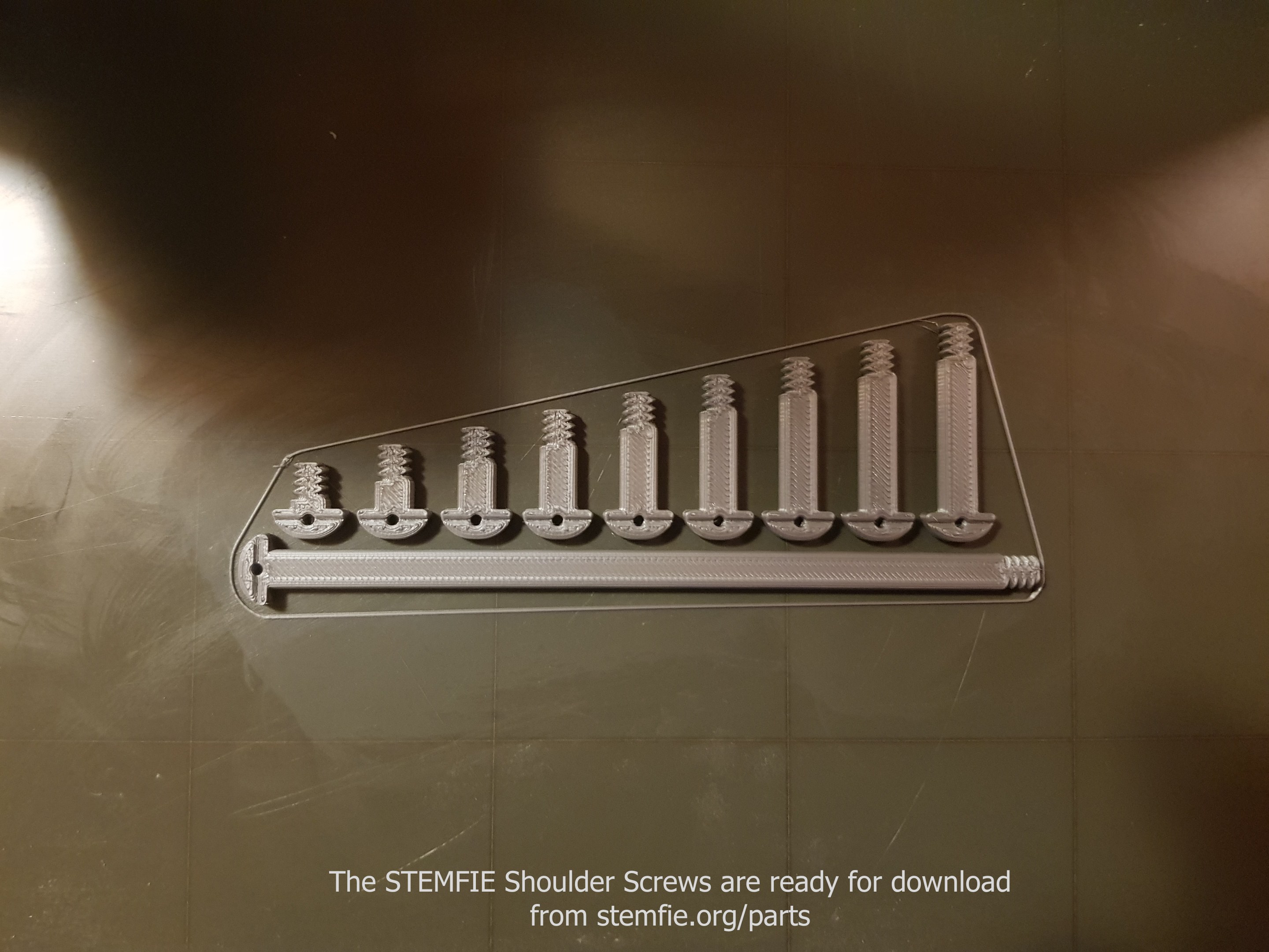 The STEMFIE Shoulder Screws are ready for download v02