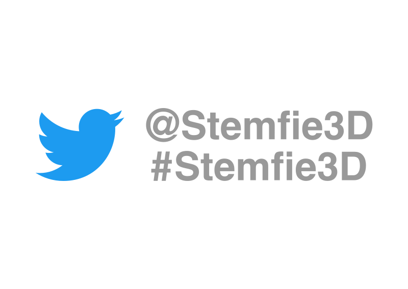 STEMFIE.org NEWS Social media Telegram with text