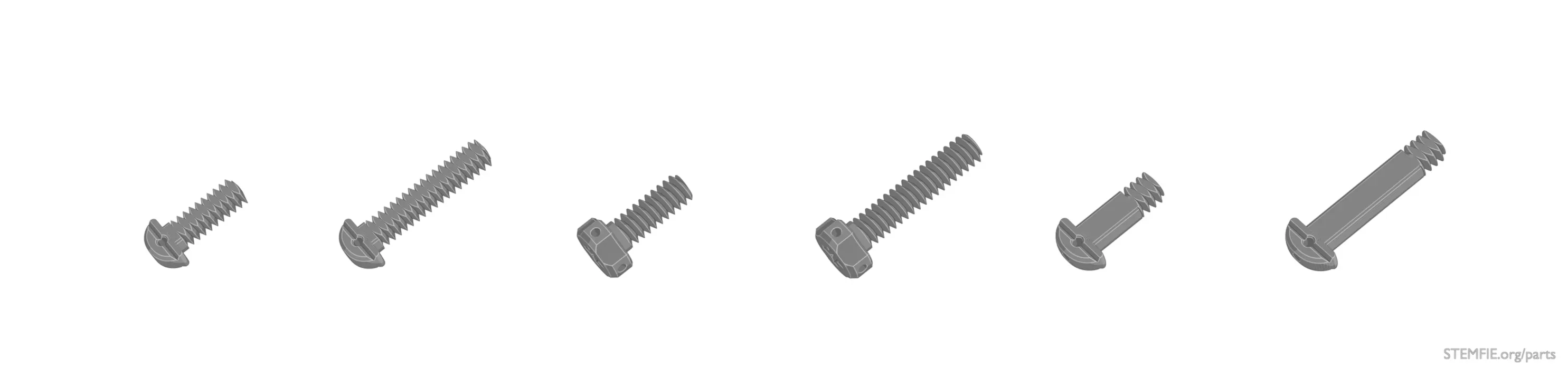Fasteners Screws category banner stemfie.org