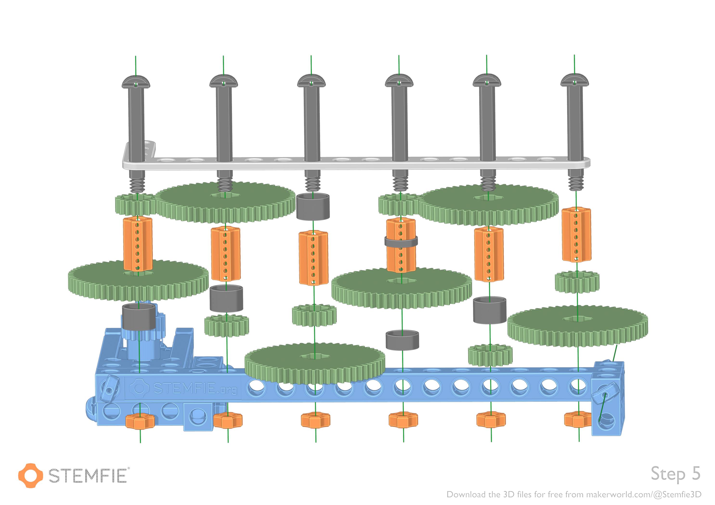 Project SPS 000006 STEMFIE Infinity Gears stemfie.org Step 00 Assembled