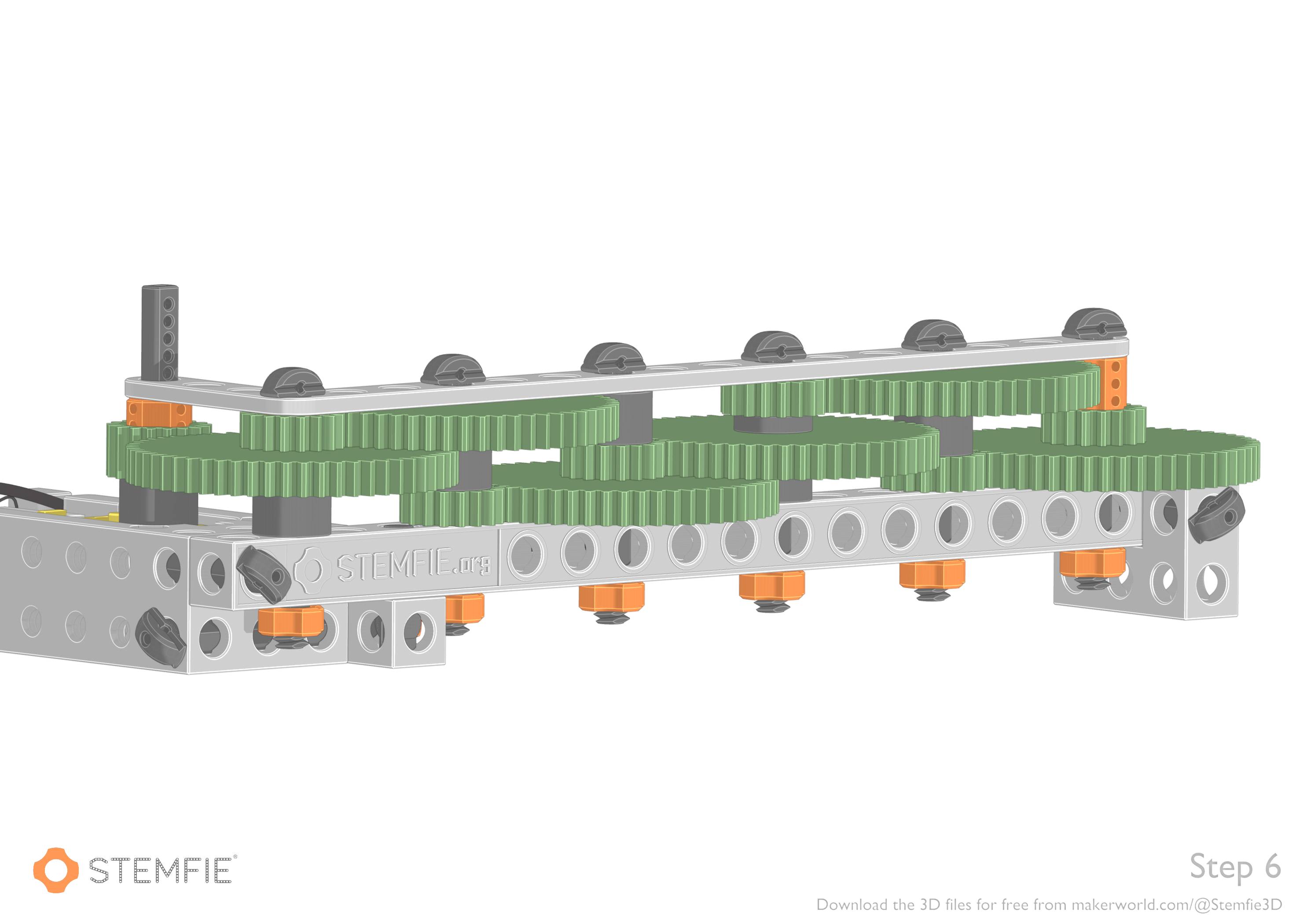 Project SPS 000006 STEMFIE Infinity Gears stemfie.org Step 00 Assembled
